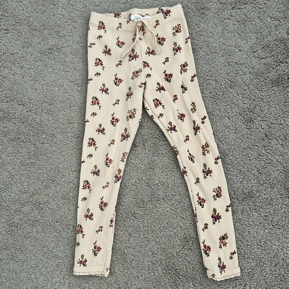 Zara Kids Floral Leggings
